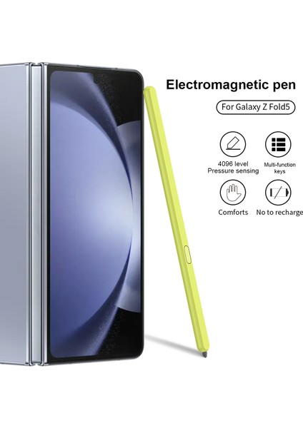 Samsung Galaxy Z Fold6 5g/z Fold5 5g Stylus Yedek Elektromanyetik Kalem (Bluetooth Uyumlu Değil)-Sarı (Yurt Dışından)