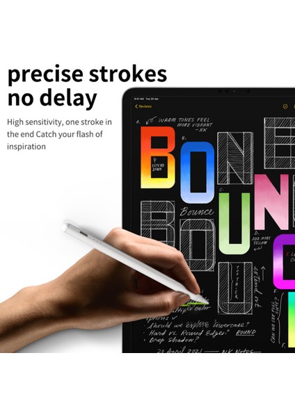 6WP-A Kc Süper Hızlı Şarj Edilebilir Kalem iPad Hassas Hafif Kapasitif Kalem Tablet Yazma Çizim Kalemi (Yurt Dışından) fırsatları