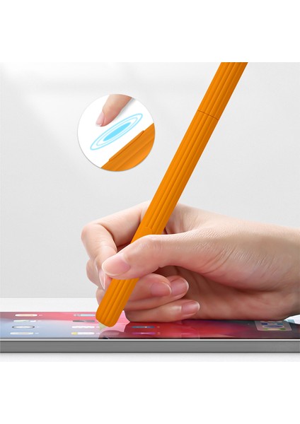 Taşınabilir Yumuşak Silikon Kılıf Samsung Galaxy Tab S6 SM-T860 (WI-FI)/SM-T865 (Lte), Havuç Şekilli Kalem Kılıfı Kaymaz Pürüzsüz Kavrama Aksesuarları-Mor (Yurt Dışından) modelleri