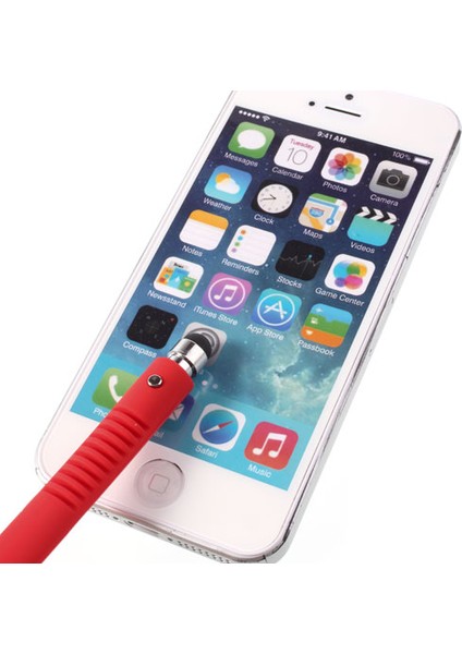 Kapasitif Dokunmatik Ekran Kalemi Silikon Bileklik iPhone iPad Ipod Samsung Lg-Kırmızı (Yurt Dışından)