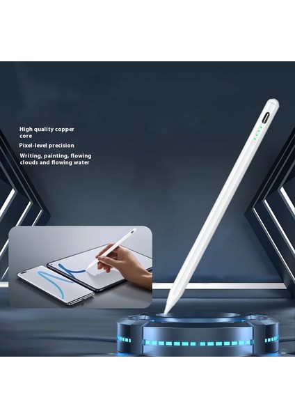 314 Kapasitif Stylus Kalem iPad Avuç Içi Reddetme Manyetik Bağlantı Tablet Çizim Kalemi (Yurt Dışından) fırsatları