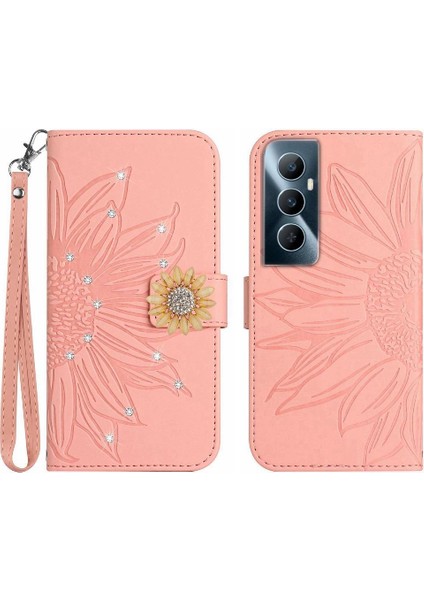 Realme C65 4g Darbeye Dayanıklı Tpu Kabuk Kapak Cüzdan Kredi Kartı Pu (Yurt Dışından)