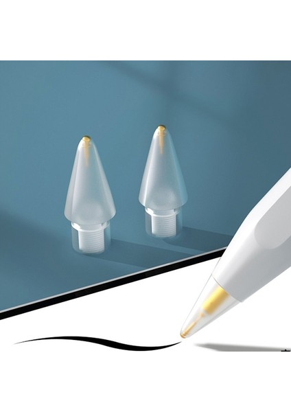 2 Adet/takım 7.0 Pirinç Yaylı Kalem Uçları Apple Pencil 1. Nesil/2. Nesil Şeffaf Kalem Uçları iPad Pencil Için Yedek Uçlar (Yurt Dışından) indirimleri