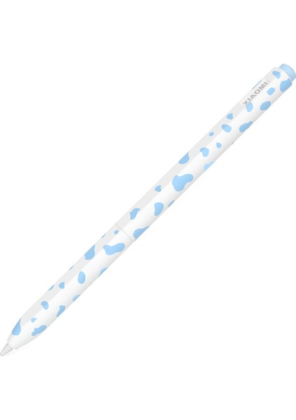 Xiaomi Akıllı Kalem (Gen 2) Inek Desenli Kalem Kılıfı Silikon Koruyucu Kılıf-Mavi (Yurt Dışından)