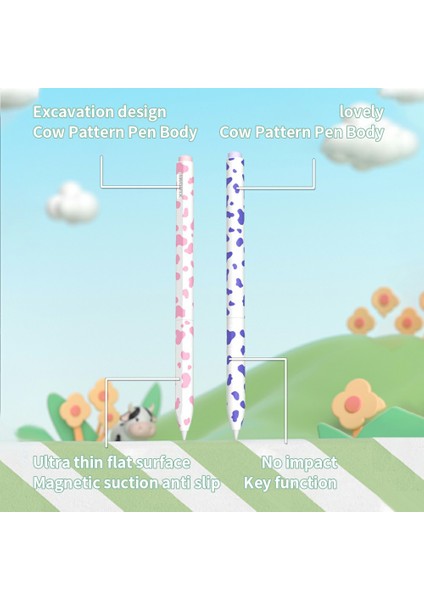 Xiaomi Akıllı Kalem (Gen 2) Inek Desenli Kalem Kılıfı Silikon Koruyucu Kılıf-Mavi (Yurt Dışından) fiyatları