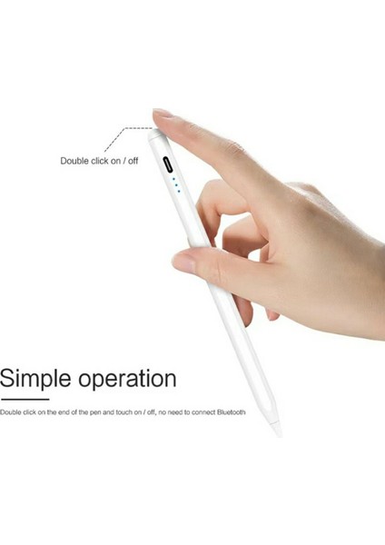 KD503A Pil Göstergeli Evrensel Kalem Kapasitif Dokunmatik Ekran Kalemi Akıllı Telefonlar ve Tabletler Için (Yurt Dışından) fırsatları