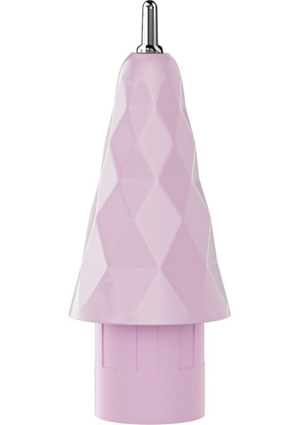 Apple Pencil (2. Nesil)/kalem (1. Nesil)/kalem (Usb-C) Uçları Rhombus Noiseless Kalem Uçları-Ince Uç/açık Pembe (Yurt Dışından)