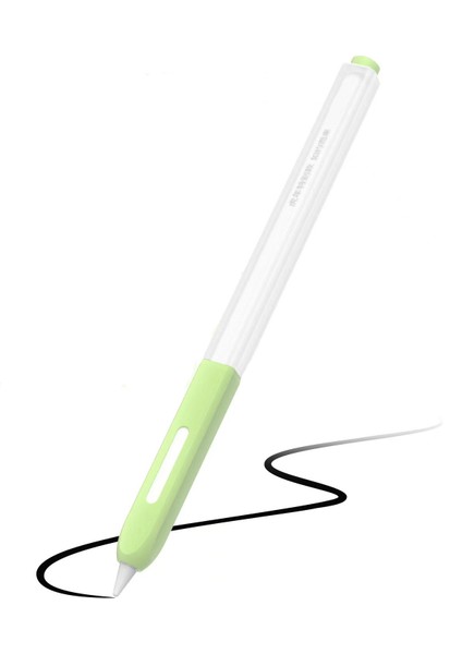 Apple Pencil Pro/pencil (2. Nesil) Stylus Kalem Silikon Kılıf Düşmeye Karşı Koruyucu Kılıf-Matcha Yeşili (Yurt Dışından)