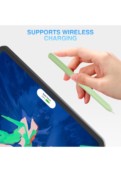Stoyobe Apple Pencil Pro/kalem (2. Nesil) Silikon Kılıf Düşmeye Karşı Dayanıklı 2 Parçalı Kalem Koruyucu Kılıf-Dereceli Yeşil (Yurt Dışından) modelleri