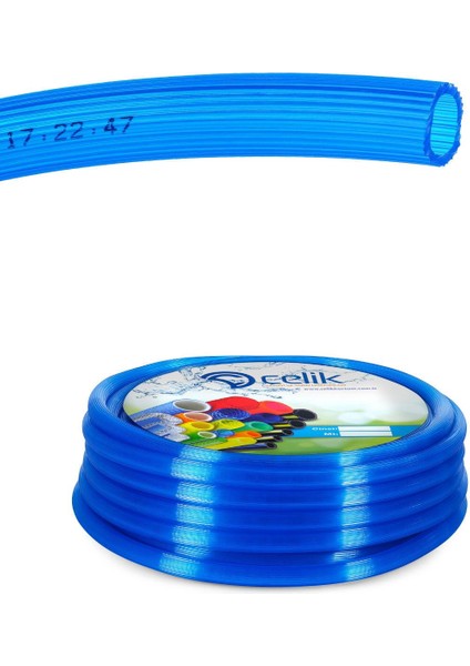 Pvc Silikonlu Naturel Su Hortumu 1/2 (12.5 Mm) 15 Metre 2,4 kg