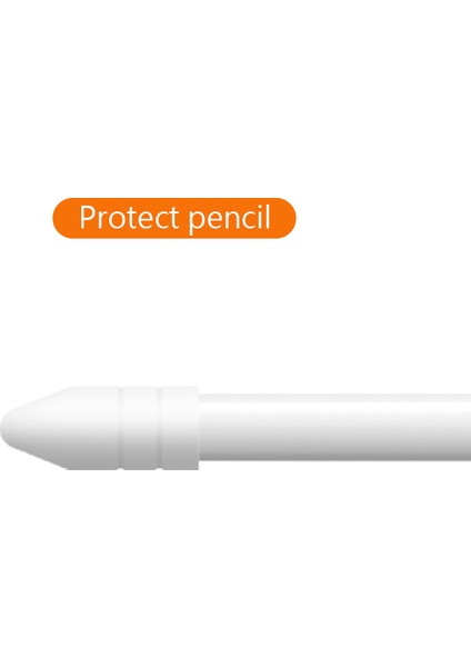 Apple Pencil Için Silikon Kapak Tutucu + Uç Kapağı + Konnektör Adaptörü Bağlantısı (Yurt Dışından)