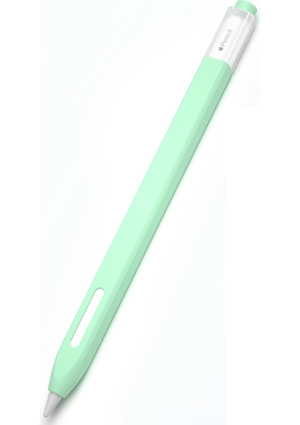Apple Pencil Pro/pencil (2. Nesil) Jelly Stylus Kalem Silikon Kılıf Düşmeye Karşı Dayanıklı Kir Önleyici Kapak (Kısa Versiyon)-Camgöbeği (Yurt Dışından)