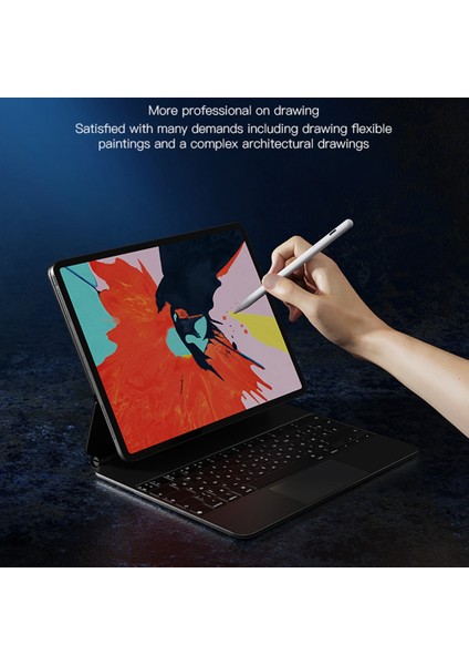 Yesıdo ST07 Aktif Kapasitif Kalem Hafif Dokunmatik Ekran Kalemi iPad Air 10.5 Inç (2019)/PRO 11 Inç (2018)/(2020)/PRO 12.9 Inç (2018)/(2020)-TYPE-C Portu ile Uyumlu (Yurt Dışından) fiyatları