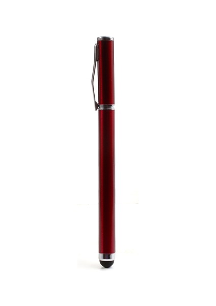 Kapasitif Dokunmatik Ekranlı iPhone iPad Samsung Için Kırmızı Tükenmez Kalem Stylus (Yurt Dışından)