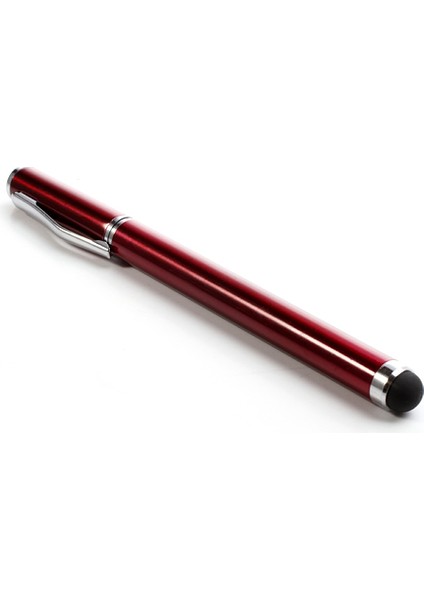 Kapasitif Dokunmatik Ekranlı iPhone iPad Samsung Için Kırmızı Tükenmez Kalem Stylus (Yurt Dışından)