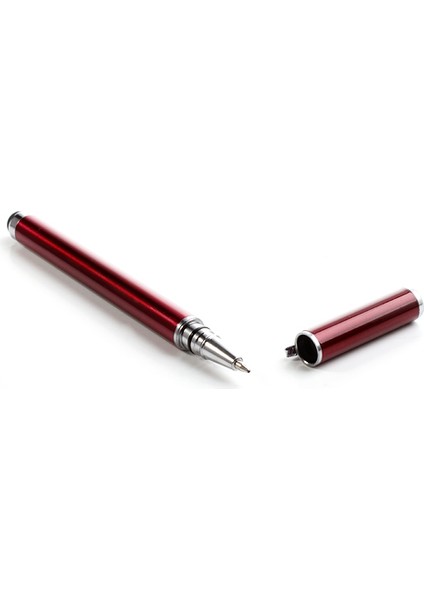 Kapasitif Dokunmatik Ekranlı iPhone iPad Samsung Için Kırmızı Tükenmez Kalem Stylus (Yurt Dışından)