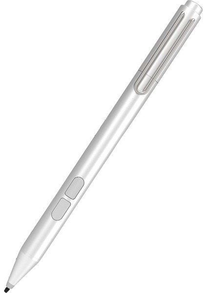 JD02 Dizüstü Bilgisayar Kalemi Istemsiz Dokunmaya Karşı Yüksek Hassasiyetli Kapasitif Kalem Microsoft Surface Notebook Için-Gümüş (Yurt Dışından)