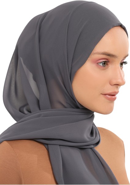 Hazır Pratik Lüks Geçmeli Lastikli Boneli Şifon Şal-Füme fırsatları