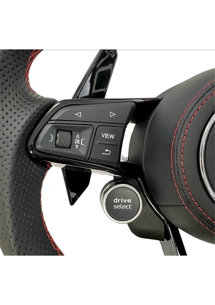 Audi R8 Direksiyon Butonlu LED Carbon Orjinal Hava Yastık ve Logolu