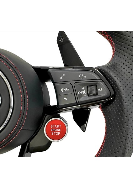 Audi R8 Direksiyon Butonlu LED Carbon Orjinal Hava Yastık ve Logolu