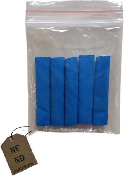 Enefendi Store Kablo Koruyucu Makaron Isı ile Daralan 6X45 mm 5 Adet Mavi Renk fiyatları