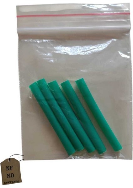 Kablo Koruyucu Isı ile Daralan Makaron 3.5X45 mm 5 Adet Yeşil Renk