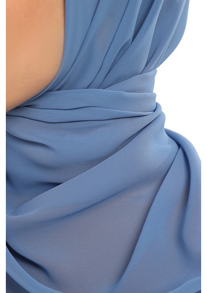 Hazır Pratik Lüks Geçmeli Lastikli Boneli Şifon Şal-Kot indirimleri