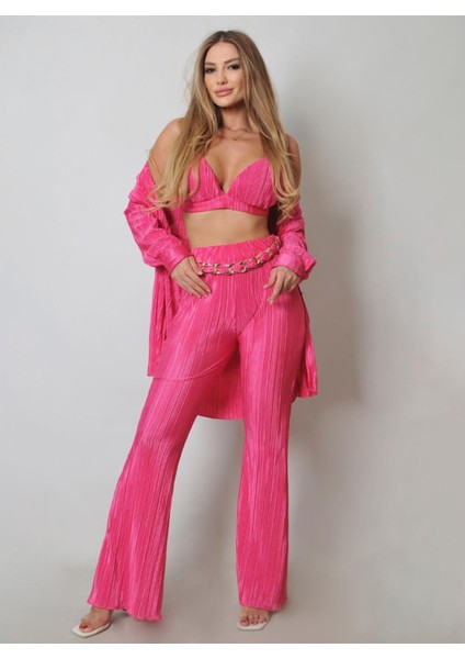 Pembe Pilise 3 Lü Takım