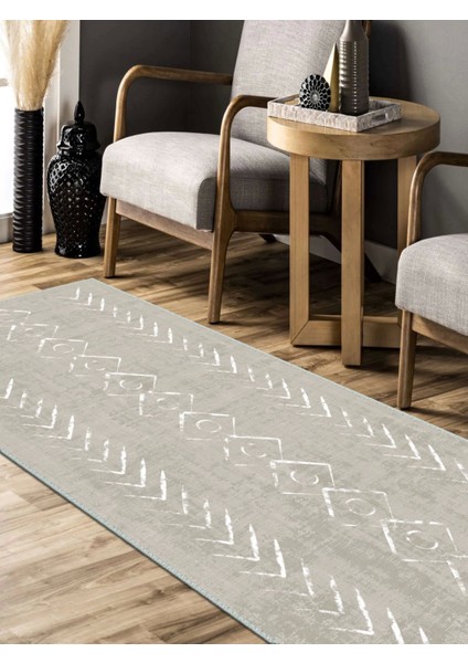 Vintage Desenli Halı, Pamuk Dokuma Pamuklu Taban Dekoratif Halı Kilim 21