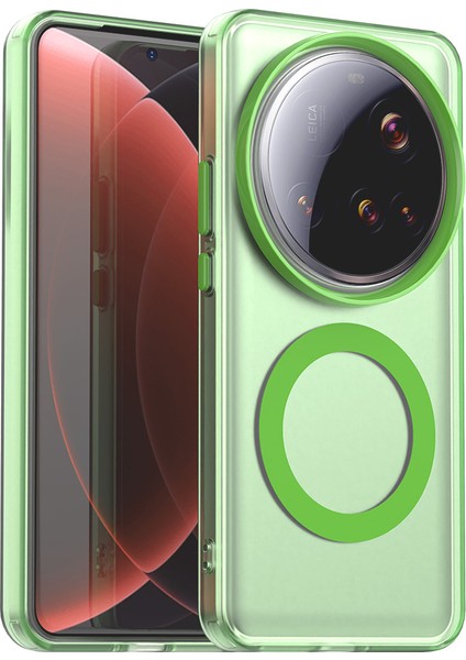 Xiaomi 15 Ultra Manyetik Kılıf Cilt Dokunmatik Mat Anti Drop TPU + PC Telefon Arka Kapağı (Yurt Dışından)