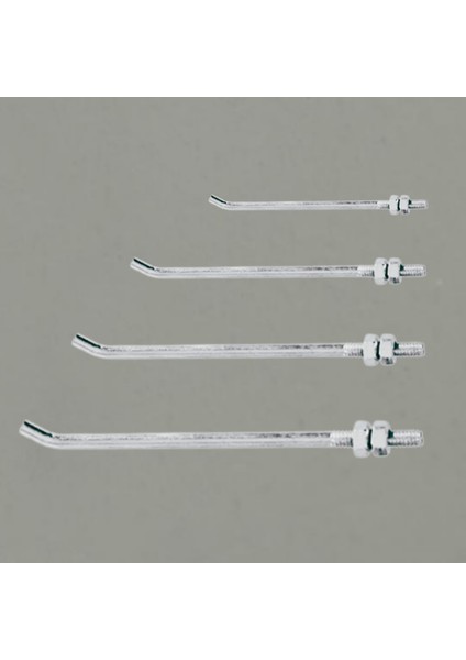 100 Adet Vidalı Kanca - Aksesuar Kancası - 5 cm