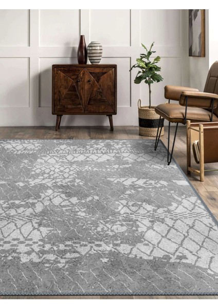 Vintage Desenli Halı, Pamuk Dokuma Pamuklu Taban Dekoratif Halı Kilim 43