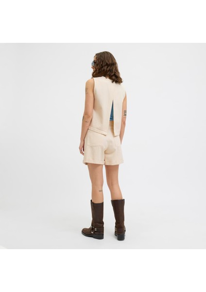 Kadin Sirt Detayli Denim Bluz - Dora modelleri