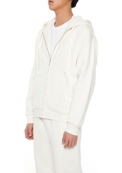 Fermuarlı Kapüşonlu Sweatshirt