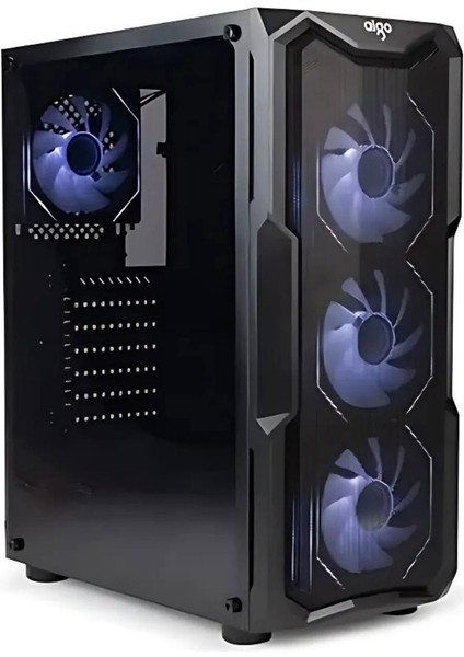 Aıgo Aquarıus Mesh 650W 80+ Argb L17 Argb Reverse Fans X3,rear: L17 Argb Fans X1 Mid Tower Kasa