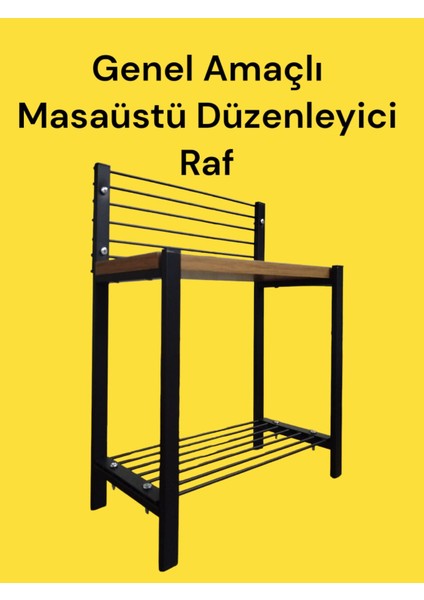 Çok Amaçlı Tezgah Üstü Organizer Yüksek Raflı Banyo Mutfak ve Çalışması Düzenleyicisi