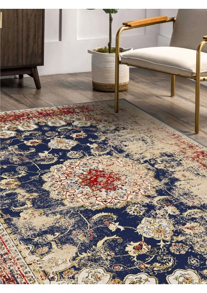 Vintage Desenli Halı, Pamuk Dokuma Pamuklu Taban Dekoratif Halı Kilim 42 fiyatları