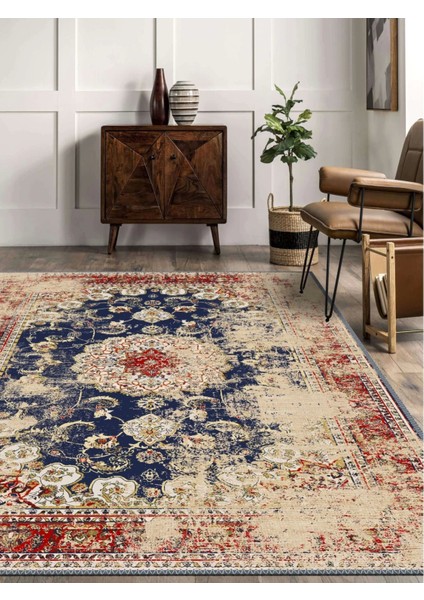Vintage Desenli Halı, Pamuk Dokuma Pamuklu Taban Dekoratif Halı Kilim 42 fırsatları