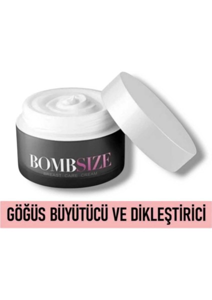 Bombsize Kadınlara Özel Göğüs Geliştirici Dolgunlaştırıcı Sıkılaştırıcılı Bakım Kremi 50 ml