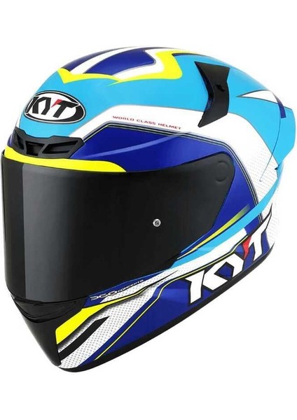 Tt-Course Kask Grand Prıx Açık Mavi Beyaz