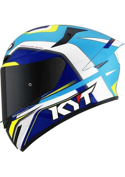 Tt-Course Kask Grand Prıx Açık Mavi Beyaz