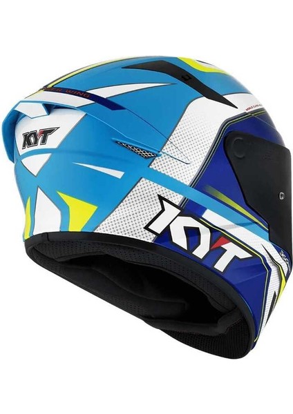 Tt-Course Kask Grand Prıx Açık Mavi Beyaz