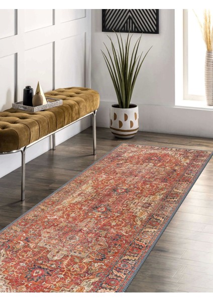Vintage Desenli Halı, Pamuk Dokuma Pamuklu Taban Dekoratif Halı Kilim 72 indirimleri