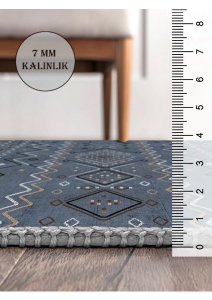 Vintage Desenli Halı, Pamuk Dokuma Pamuklu Taban Dekoratif Halı Kilim 51 indirimleri
