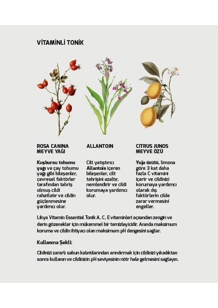Vitaminli Tonik modelleri