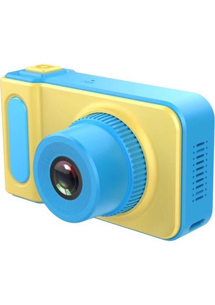Mini 1080P Taşınabilir 2 Inç IPS Ekranlı Dijital Video Çocuk Kamerası-Mavi (Yurt Dışından)
