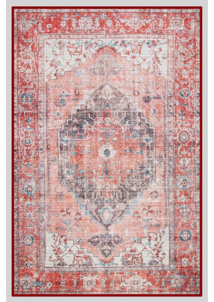 Vintage Desenli Halı, Pamuk Dokuma Pamuklu Taban Dekoratif Halı Kilim 94 indirimleri
