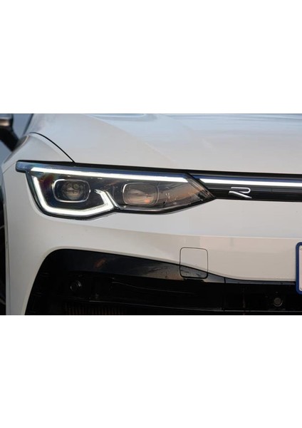 Vw Golf 8 ile Uyumlu R Far Krom 2020-