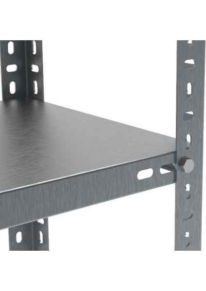 3 Katlı Duble Paslanmaz Krom Raf - Inox Soğuk Oda Rafı, Buzhane Rafı