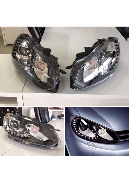 Vw Golf 6 ile Uyumlu R Far 15 LED 2008-2013